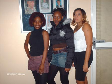 Magalie, Célia et Mickaelle